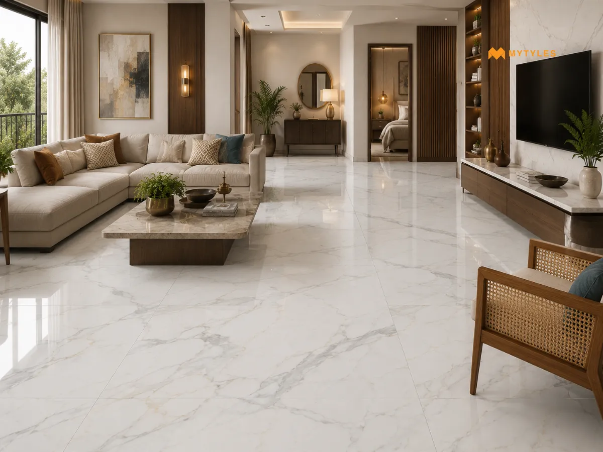Marble-Look Vitrified Tiles for a Touch of Luxury